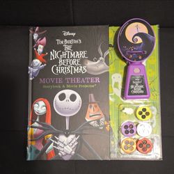 Disney Nightmare Before Christmas Movie Theater Storybook & Movie Projector