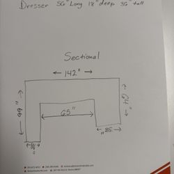 6 Drawer Wood Dresser