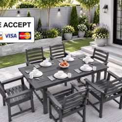 Brand New Patio Outdoor Dining Table Set 