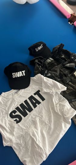 Mommy and son or daddy and son SWAT costume