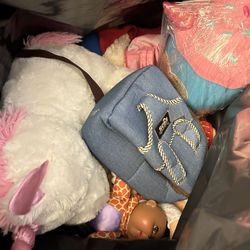 Large Contractors Bag Full of Stuffed Animals/Plush Toys