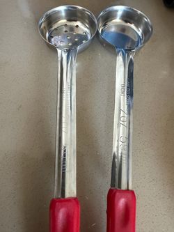 2 pcs Pizza Sauce Spoon Kitchen Sauce Serving Ladle Kitchen Pizza Scoop Portion Spoon Ladle Stainless Steel Portion Control Scoop Control