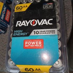 Rayovac AA Battery's Pack