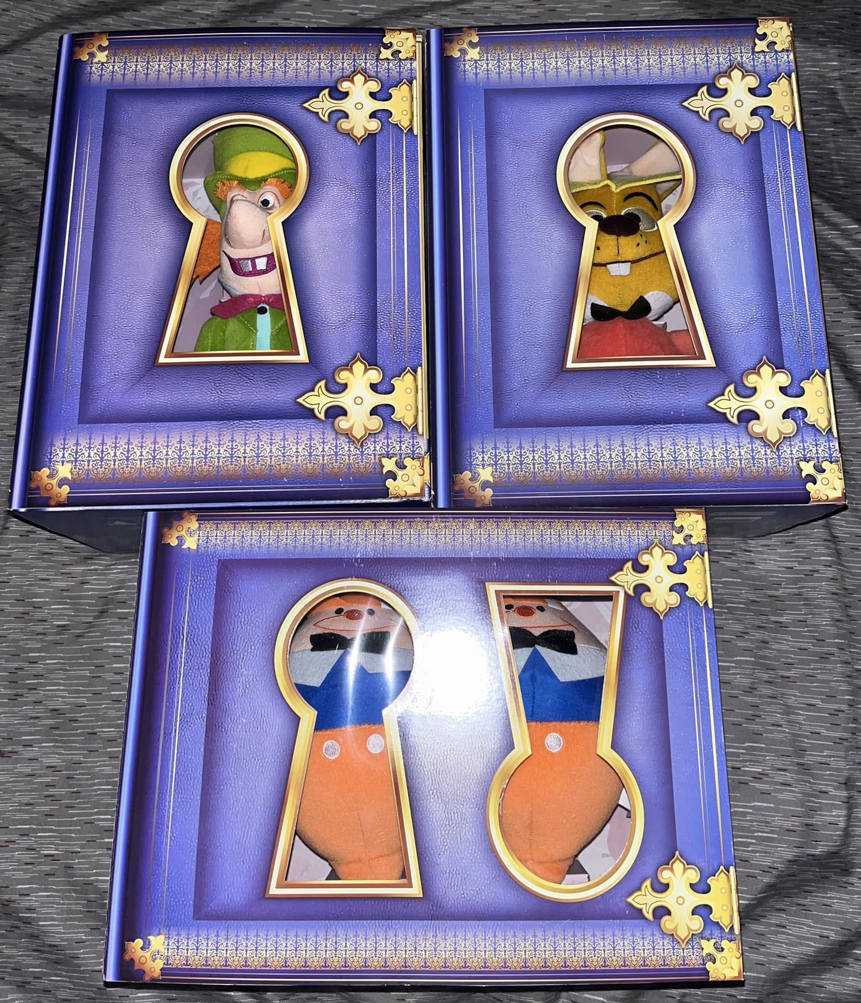 DISNEY Alice In Wonderland 70th Anniversary PLUSHES by Mary Blair SET OF 3