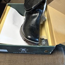 RLW Men’s western cowboy boots - black