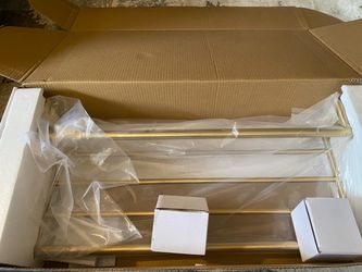 Kohler Purist Double Towel Bar Brushed Gold