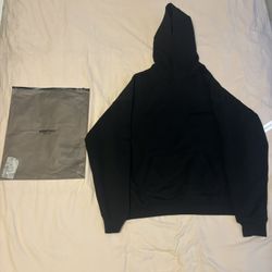 Essentials Black Hoodie Medium 