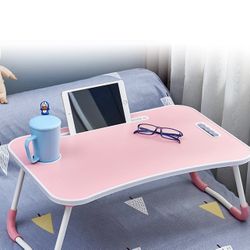 Folding Table On Bed,Bed Desk for Laptop,Foldable Tray