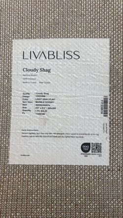 Cloudy shug carpet