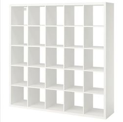 5x5 White Cube Shelf