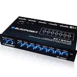 Blaupunkt EP1800X 7-Band Car Audio Graphic Equalizer with Front 3.5mm Auxiliary Input, Rear RCA Auxiliary Input and High Level Speaker Inputs

