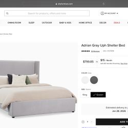 King Bed Frame + Electrical Base - Pick Up Or Delivery