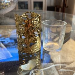 Candle Holder With Insert