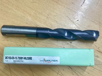 Walter Titex  15.7mm(.618") Carbide Drill Bit