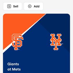 2 Tix To NY Mets Vs SF Giants In NYC