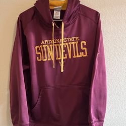 ASU Maroon/Gold pullover sweater hoodie XL