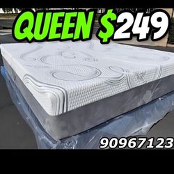 Queen Organic Cotton Hybrid Cool Memoryfoam Mattress!!!!