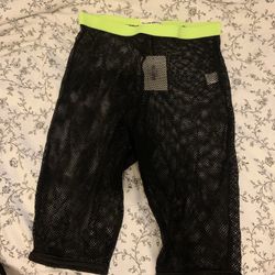 Rave Fishnet Biker Shorts 