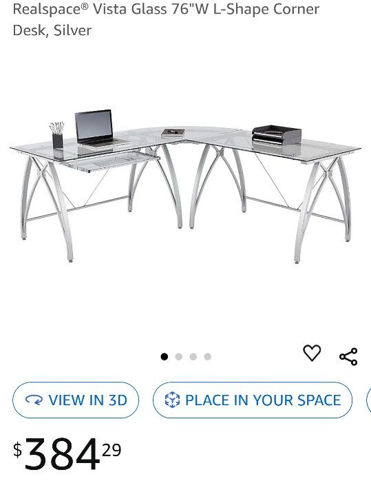 Glass Desk 