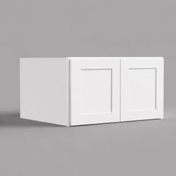 30 in White Shaker Wall Cabinet