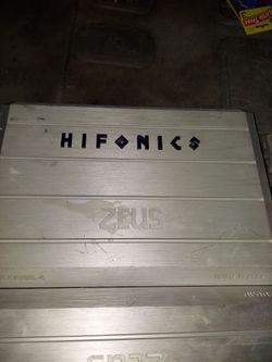 Hifonics zeus amp
