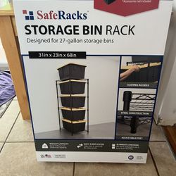 Storage Bin Rack