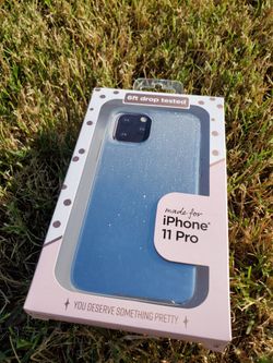 NEW Silver Ombre Sparkle iPhone 11 PRO Phone Case