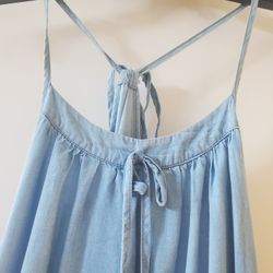 EUC Romeo & Juliet Couture Chambray Tired Mini Swing Dress