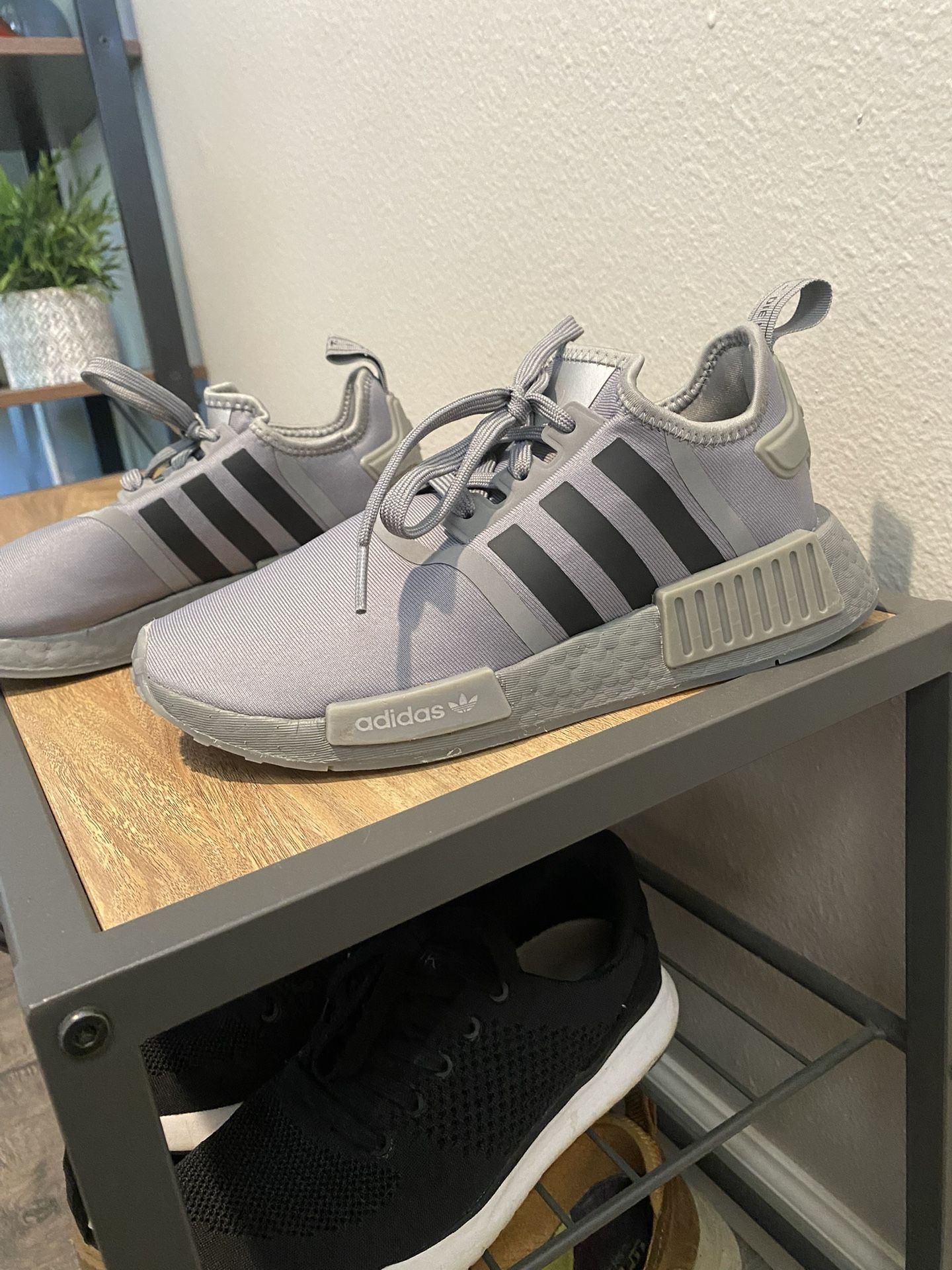 Grey Adidas Shoes Size 5