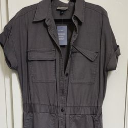 New Universal Thread Women's Short Sleeve Overalls Pants 