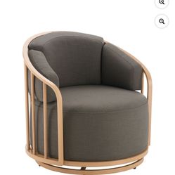 BETTER HOMES & GARDEN LILLIAN SWIVEL BIRDCAGE ACCENT CHAIR 