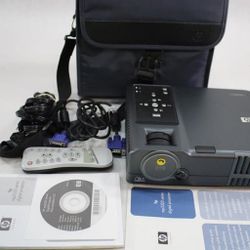 Hp Projector With Accessories And Hard Case