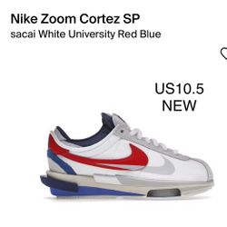 Nike Sacai Cortez Zoom US10.5 New