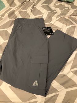 Eddie Bauer First Ascent Guide Ripstop Cargo Pants Size 10- graphite/grey