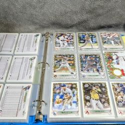 297 Topps Holiday Baseball Cards From 2021, 2022, & 2023  And 3 Oversized Die Cut Ornaments