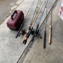 Fishing Rods And Box