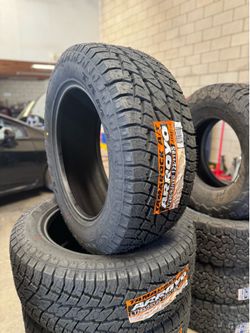 285/55/20 Arroyo AT New Tires installed and balanced included