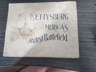 1899 "Gettysburg: America's Greatest Battlefield" Souvenir Booklet