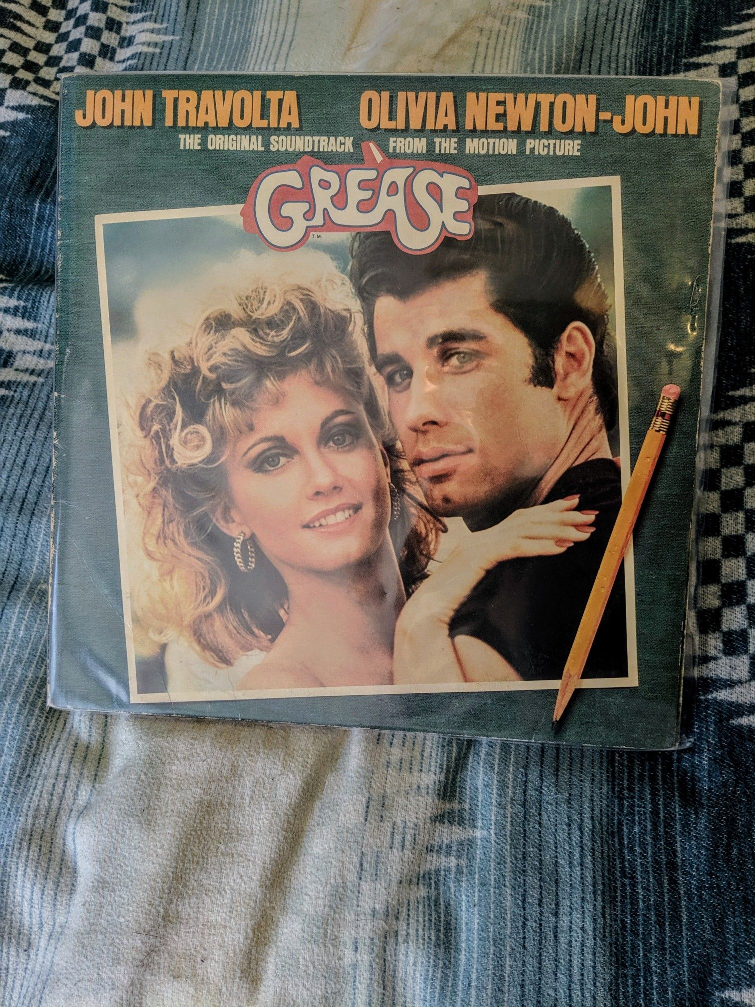 Grease motion picture vinyl soundtrack