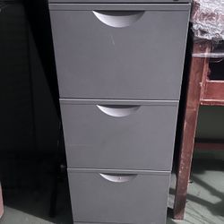 Silver 3 Drawer File Cabinet From Ikea