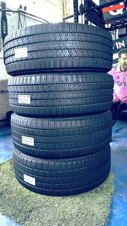 🇺🇸 4 USED TIRES LT265/60R20 FIRESTONE TRANSFORCE HT ALL SEASON LOAD E USED TIRES 265 60 20