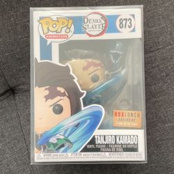 Tanjiro Kamado Boxlunch Funko Pop Exclusive Glow In The Dark Demon Slayer 