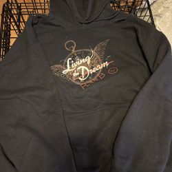 Living The Dream Plan B Hoodie. Sweatshirt. Xl 