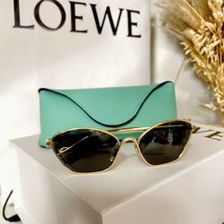 Loewe Metal Anagram Cat Eye Sunglasses 