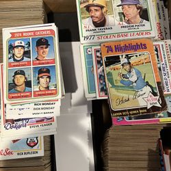 1970s Vintage Baseball Cards - 3 Boxes