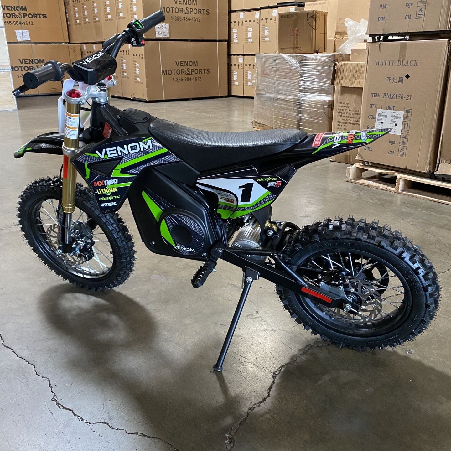 Venom 1600W Pro Electric Dirt Bike 48V Lithium | Mini Suron For
