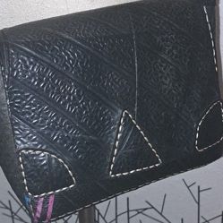 Recycled Black Rubber Tire,Crossbows Shoulder Bag