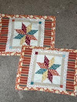 2 Star Quilted Shams