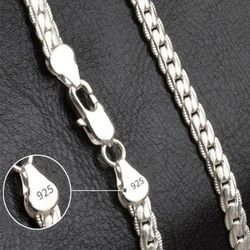 Beautiful 925 Sterling Silver Herringbone Necklace for you or Someone Special