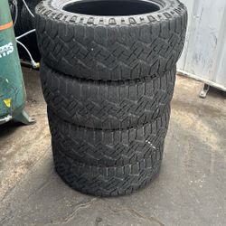 4 Used 275/55R20 Goodyear Wrangler Duratrac Tires